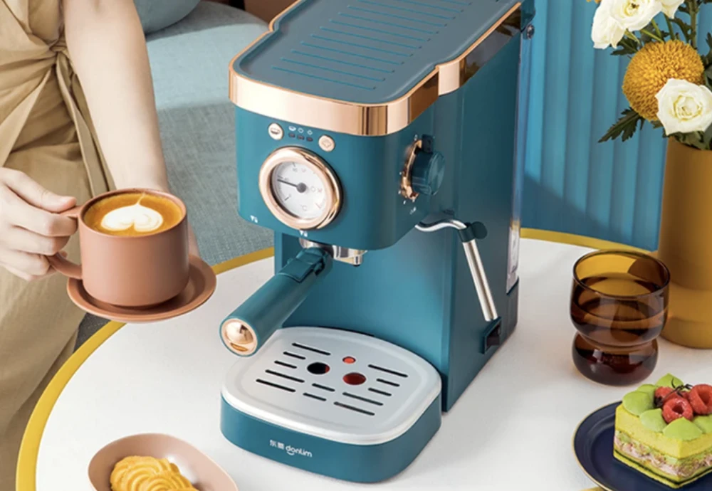 espresso machine with milk foamer